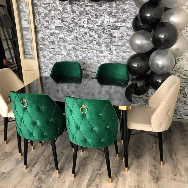 Zümrüt Yemek Masası Takımı